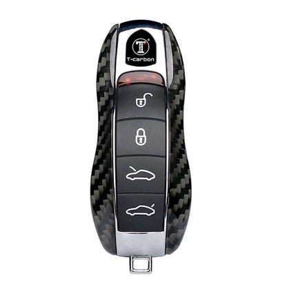 Carbon Fiber Key Shell Case Cover for Porsche