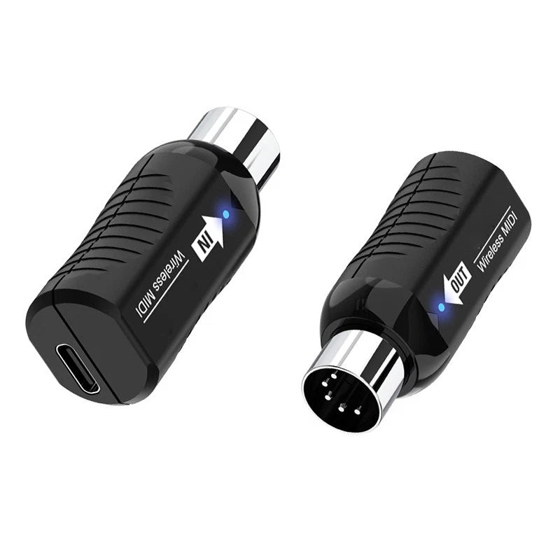 Rechargeable Midi Wireless Receiver Transmitter for Digital Piano Keyboard