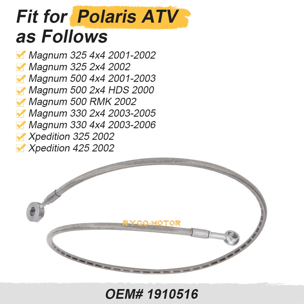 Rear Foot Brake Caliper Hose for Polaris Magnum 325 500 Xpedition (1910516)