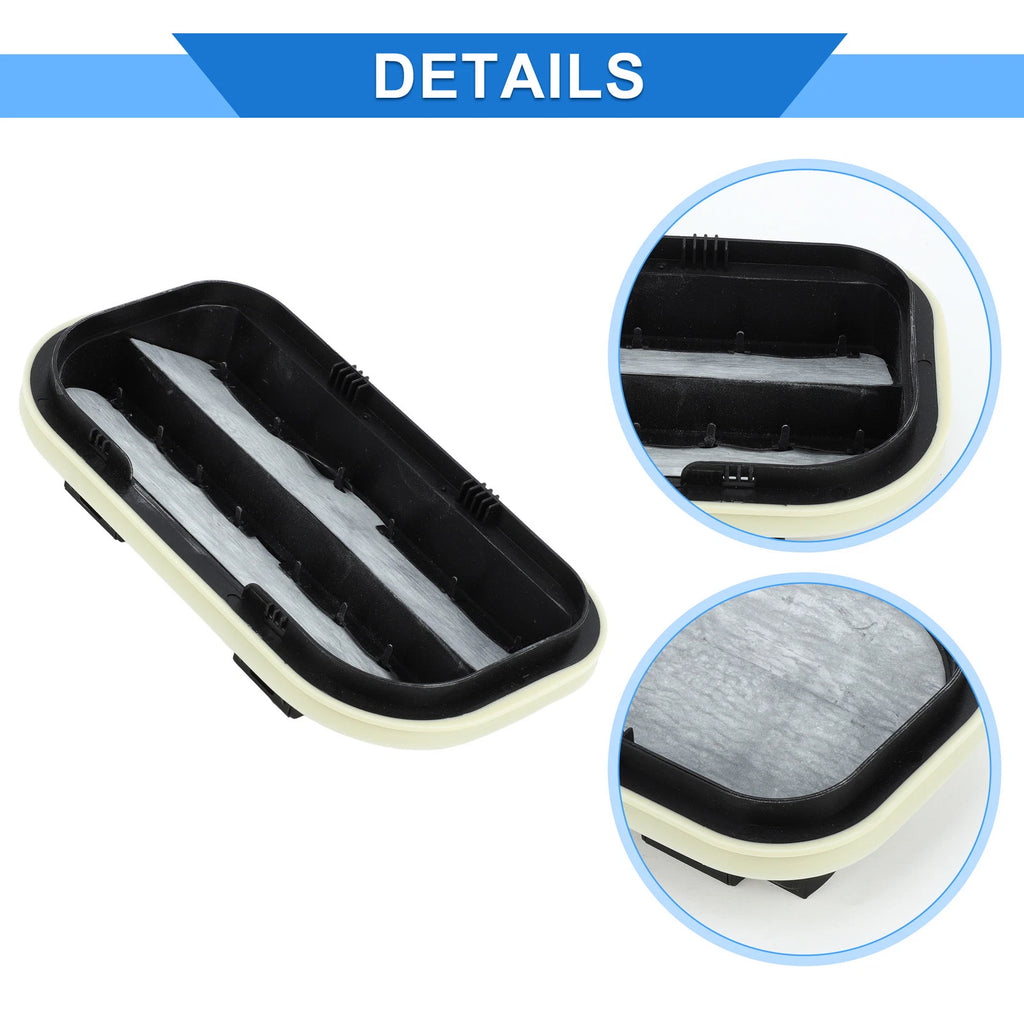 Center Dash A/C Outlet for Ford CMax Fiesta (2006–2013) ABS Black Vent Panel
