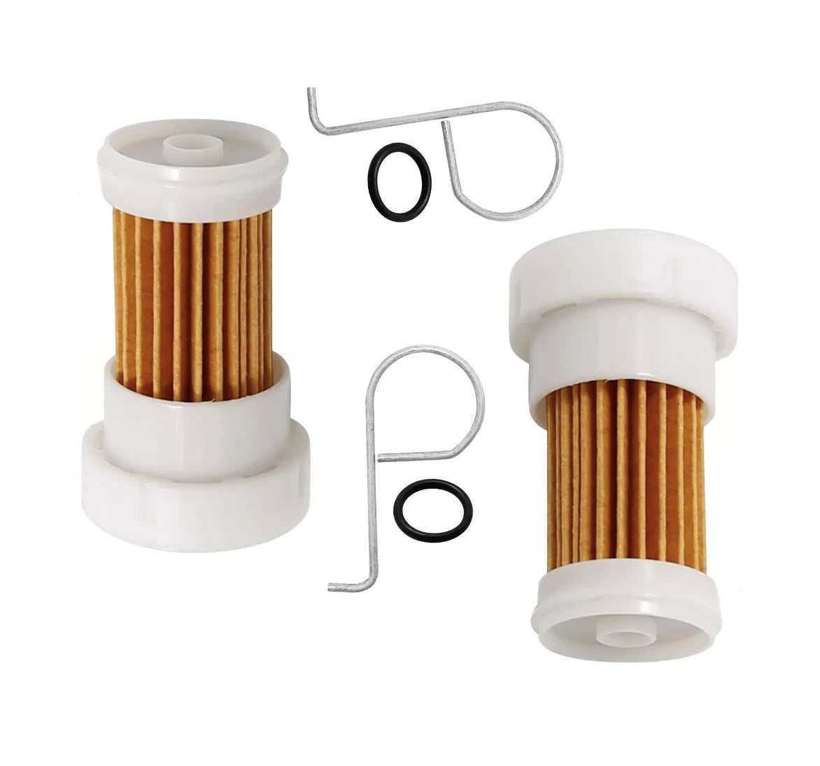 2Pcs Fuel Filter for Yamaha Outboard F LF 250 HP (6P2-WS245-00-00, 6P2-24563-00-00)