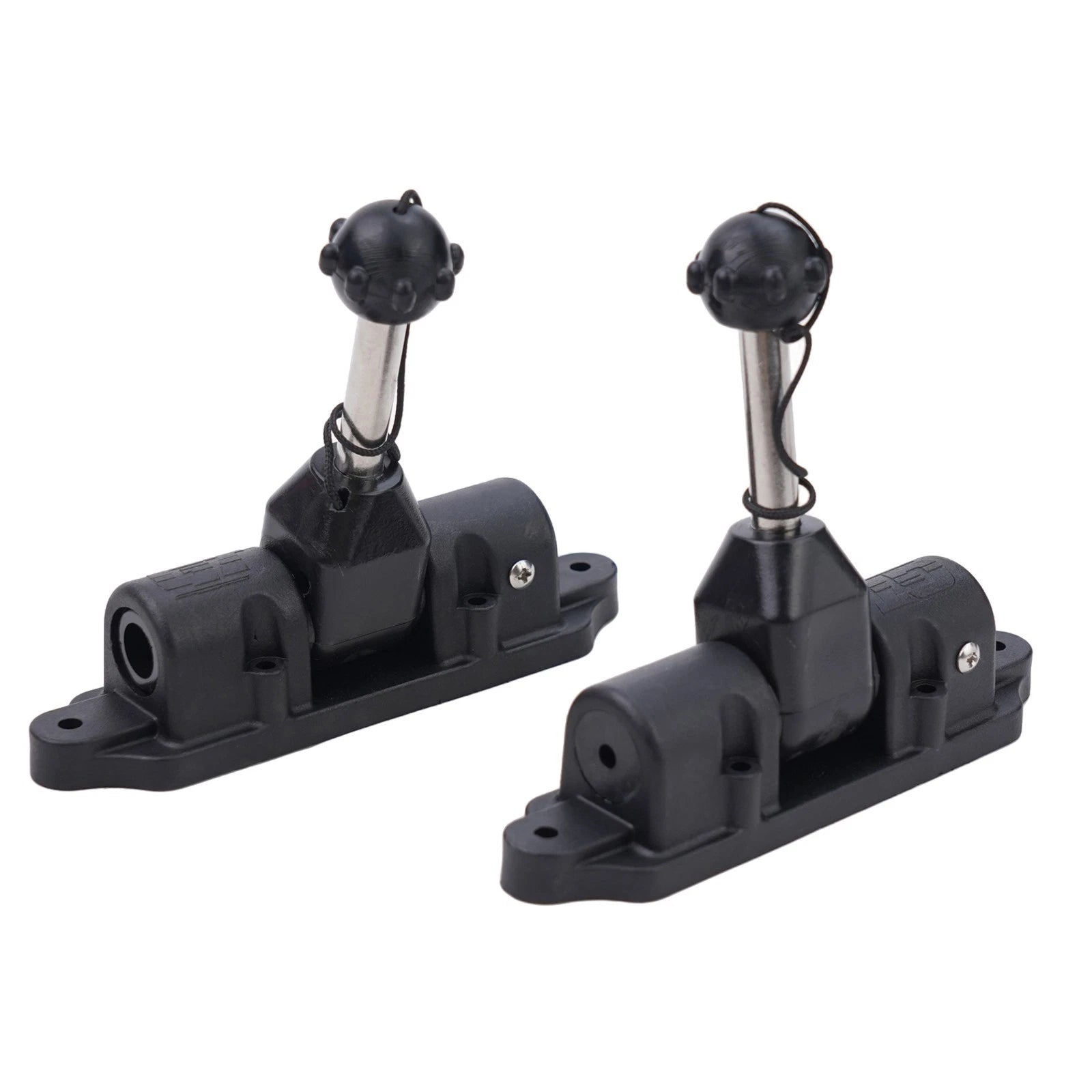 Paddle Seat for Kayak Canoes (Inflatable, Rotating, ABS Plastic, Black)