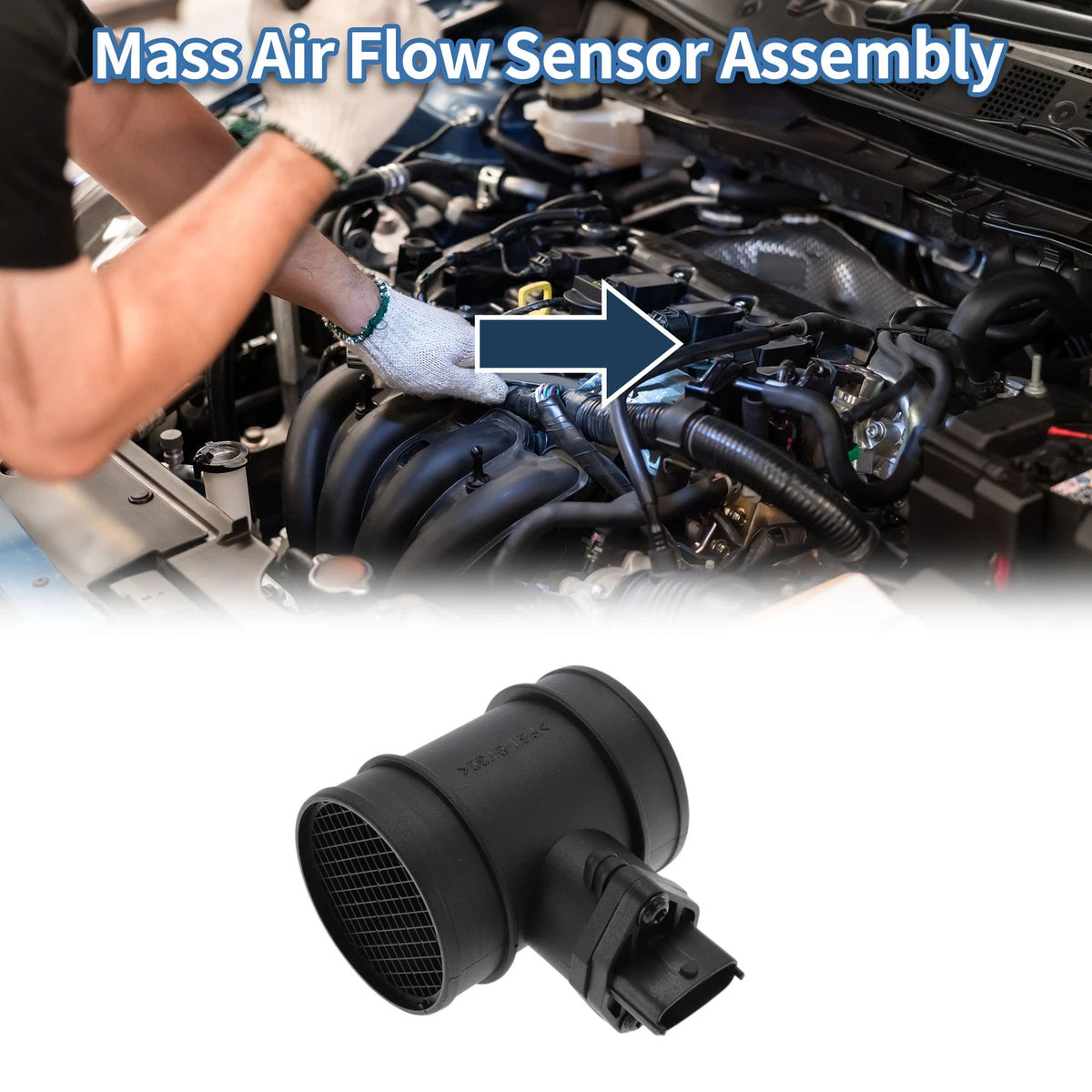 Mass Air Flow Sensor Assembly No. 90543463 for Opel Astra G (1998–2009)