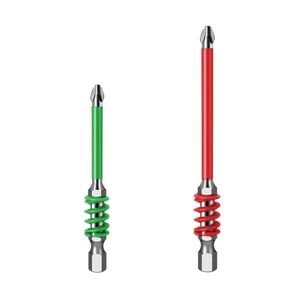 3pcs Anti Slip Spring Loaded Screwdriver Bits PH2 for Universal Use
