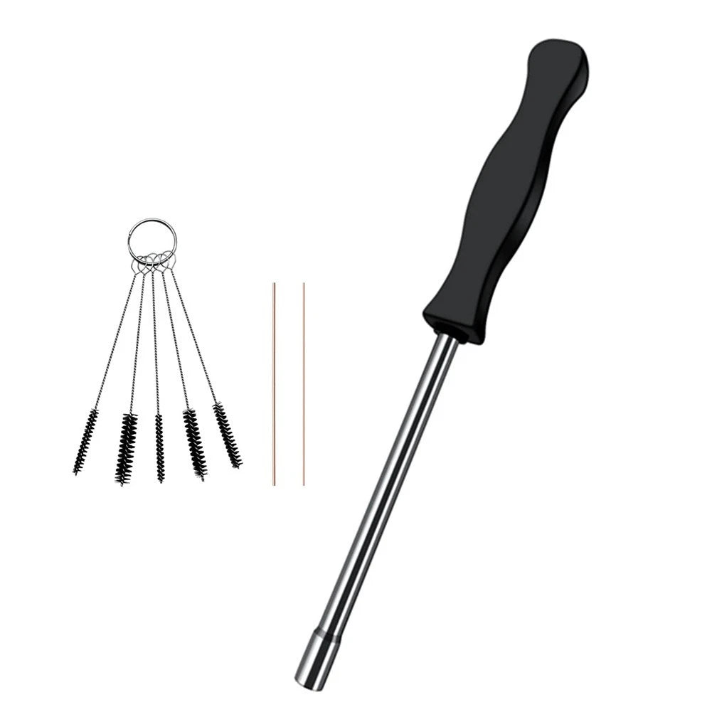 Set of 5 Jet Brushes with 4mm Hex Adjusting Tool for Comprehensive Maintenance