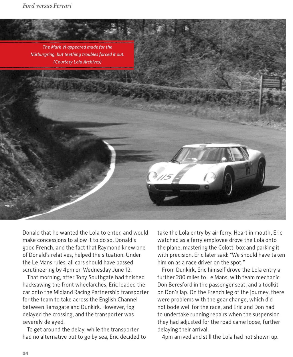 GT40 330P Book for Ford vs Ferrari (1966)