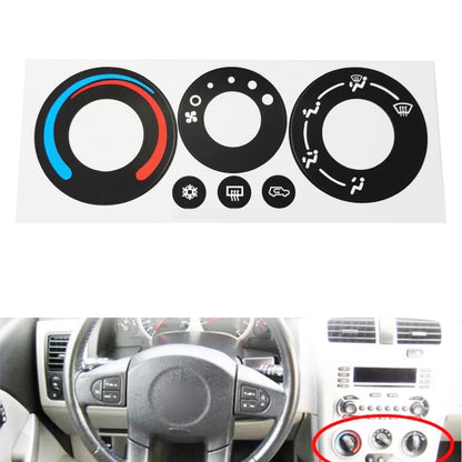 AC climate control repair button decal sticker for Pontiac Torrent (2005–2006)