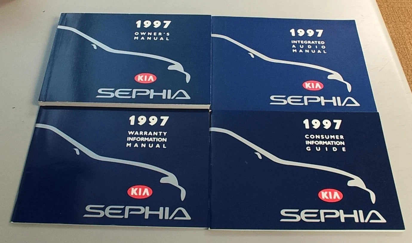 Complete Owner's Manual Set for Kia Sephia (1997)