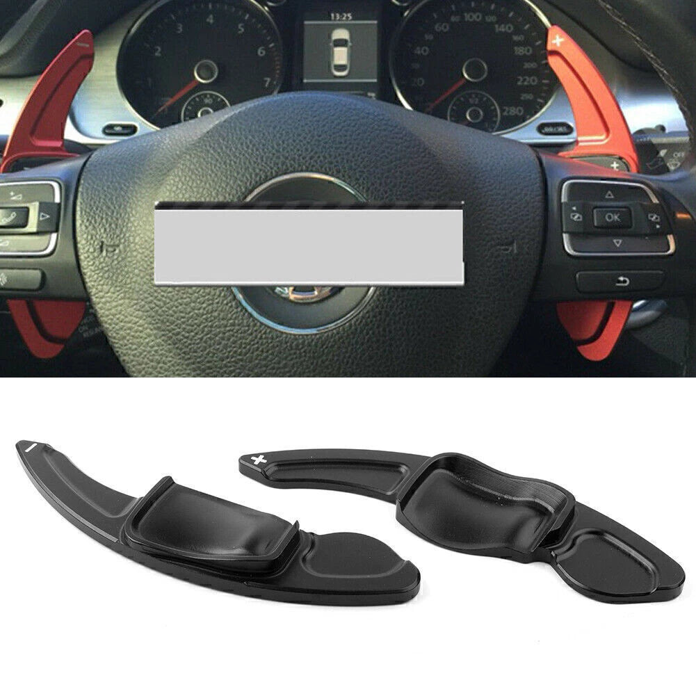 Steering Wheel Shift Paddle Shifter Extensions for VW Golf Jetta MK5 MK6 (2006–2016)