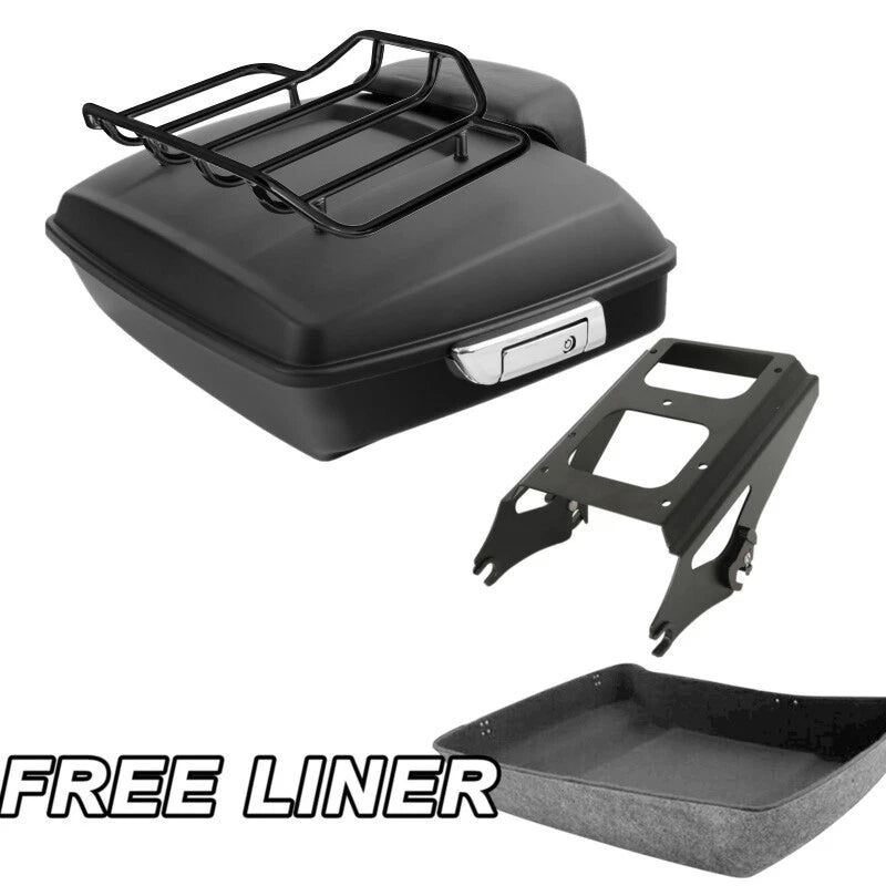 Chopped Trunk Pad Mount Rack for Harley Touring Road Glide (2009–2013)