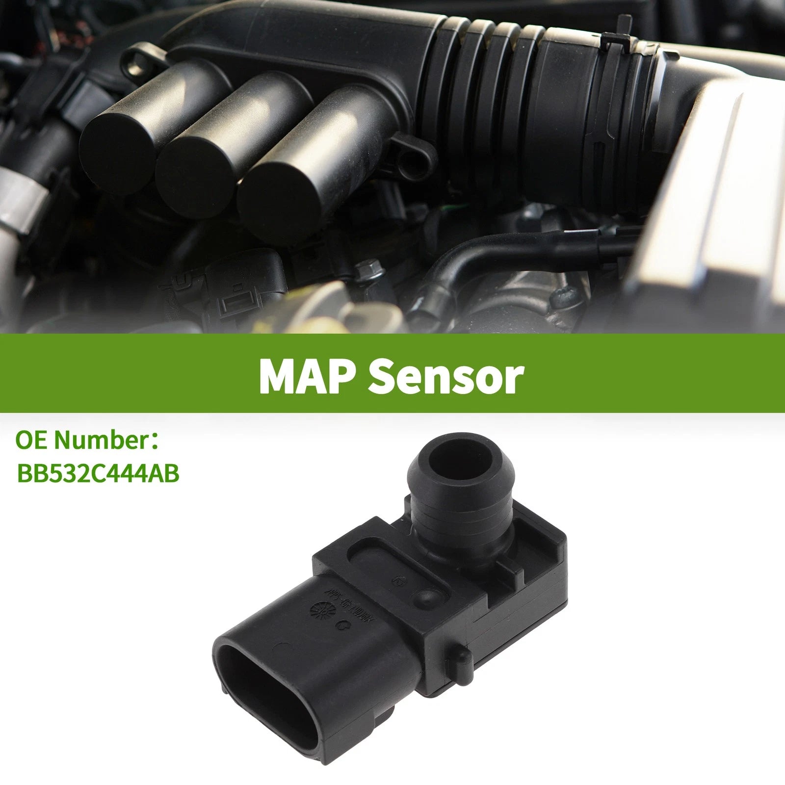 MAP Sensor for Ford Focus III (2010–2020) No.BB532C444AB
