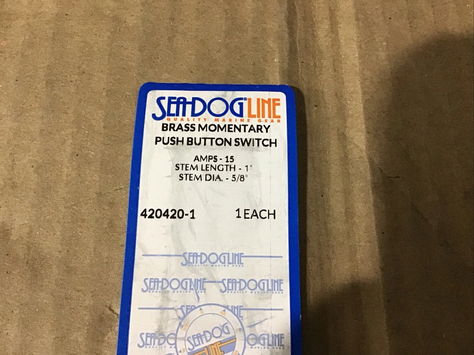 Momentary Push Button Switch for Sea Dog (420420-1)