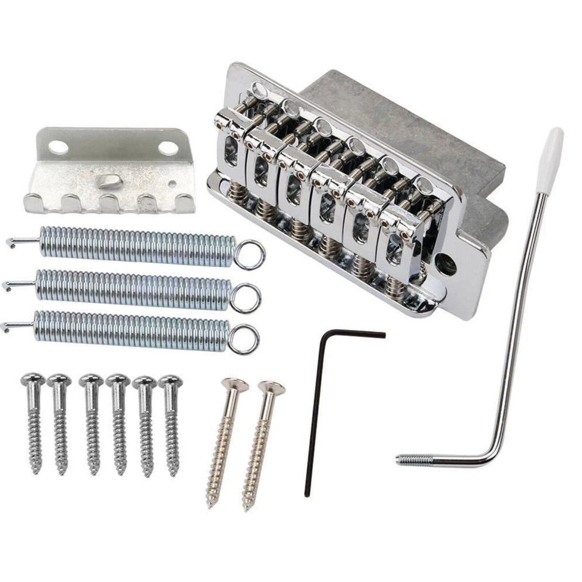 Alloy Chrome Tremolo Bridge for Fender Stratocaster