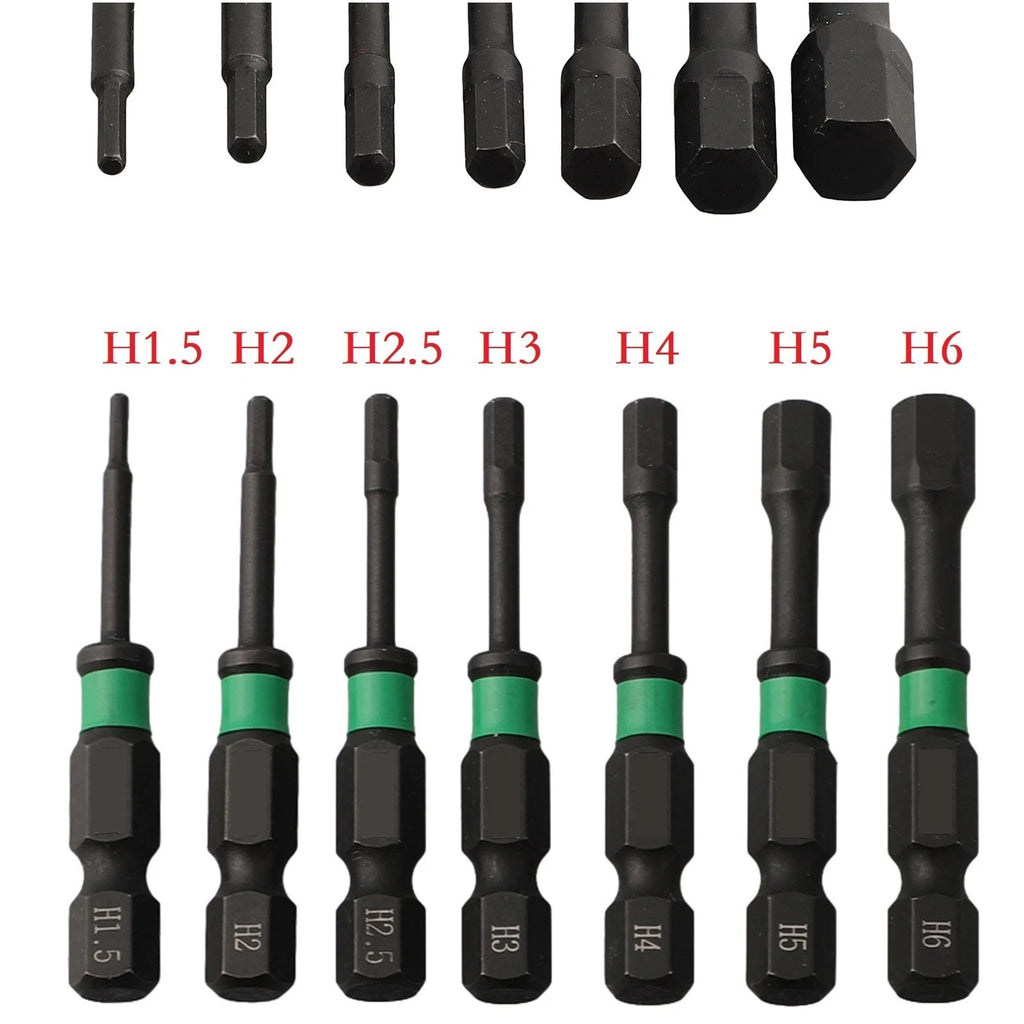 1/4 Inch Hexagon Quick Change Screwdriver Bit for Power Drill (50mm)