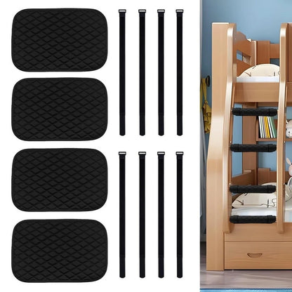 Set of 2 Waterproof Bunk Bed Ladder Mats with Adjustable Straps