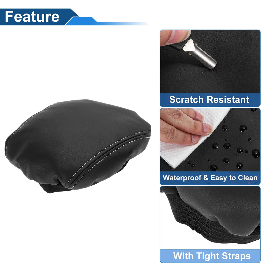Armrest Cover for VW Golf 7 MK7 (2013–2020) Anti-Scratch Black White