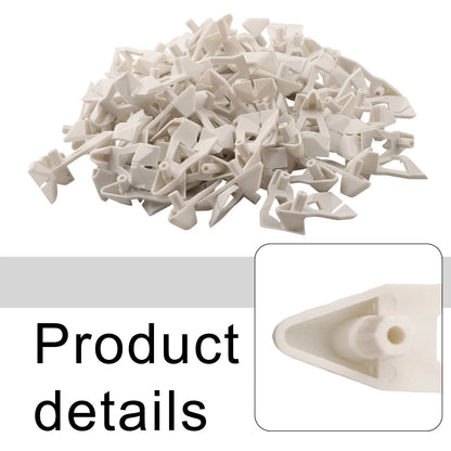 100pcs White Plastic Shelf Pins for Cabinet Support