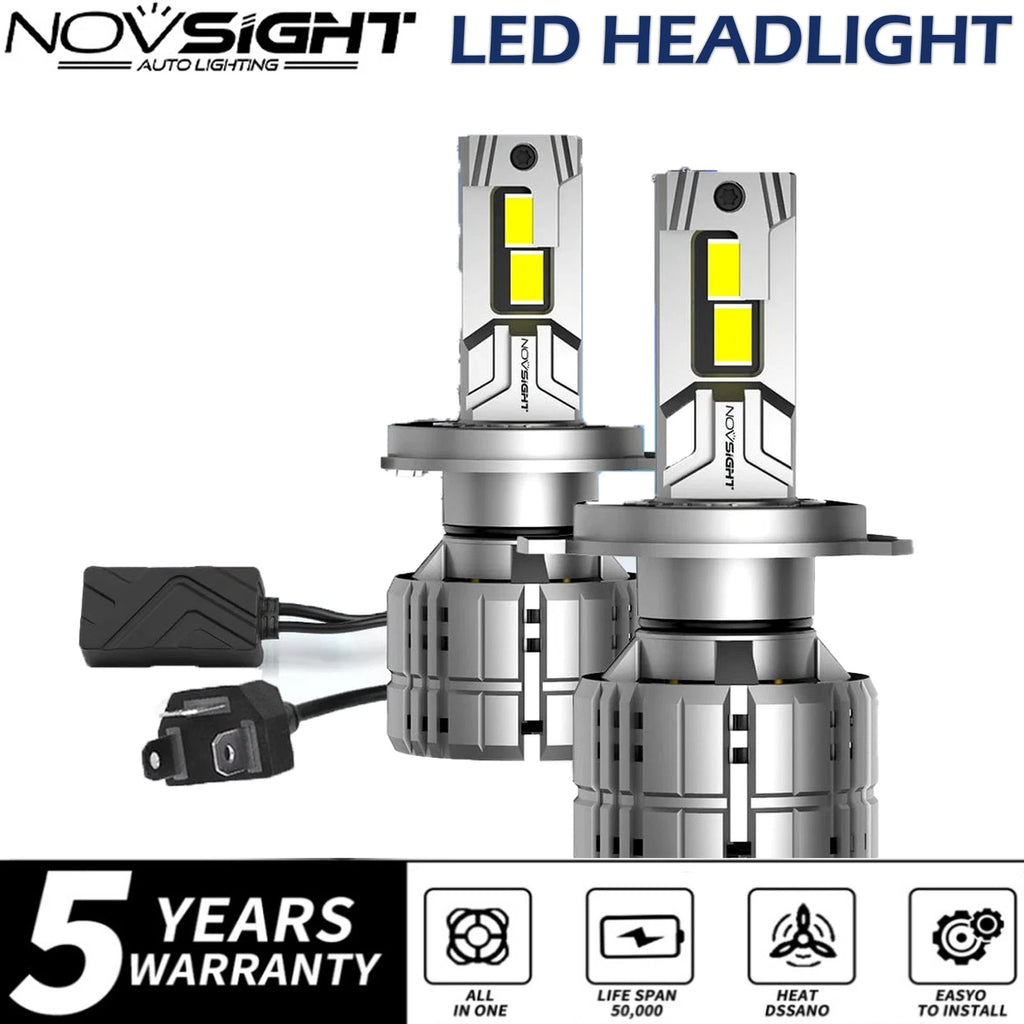 H4 LED Headlight Bulbs Kit for 6500K 40000LM