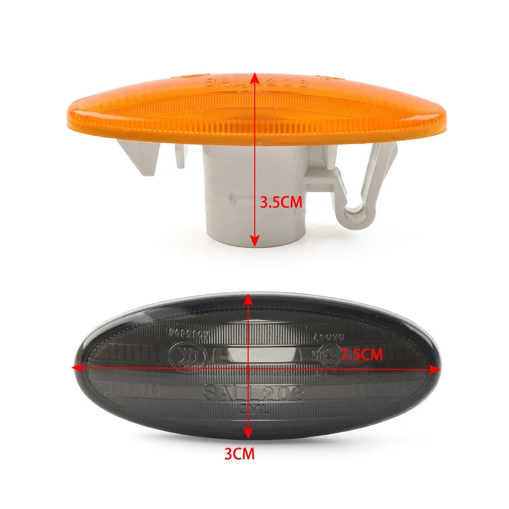 Smoked Side Turn Signal Lamp for Nissan Cube Dualis (2009–2014)