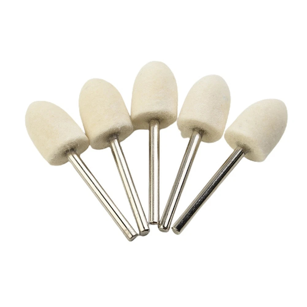 Felt Buffing Wheels Set for Automotive Polishing Assembly