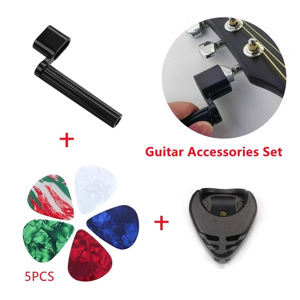 Set of 4 Guitar Picks for (Random Color)