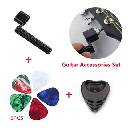 Set of 4 Guitar Picks for (Random Color)