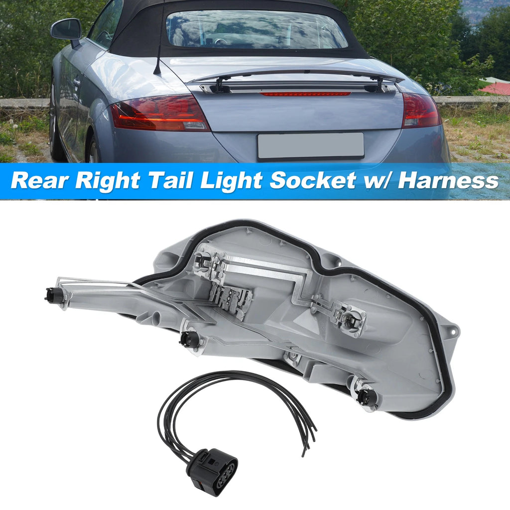 Rear Right Tail Light Socket Wiring Harness Replacement for Audi TT (2006–2014)
