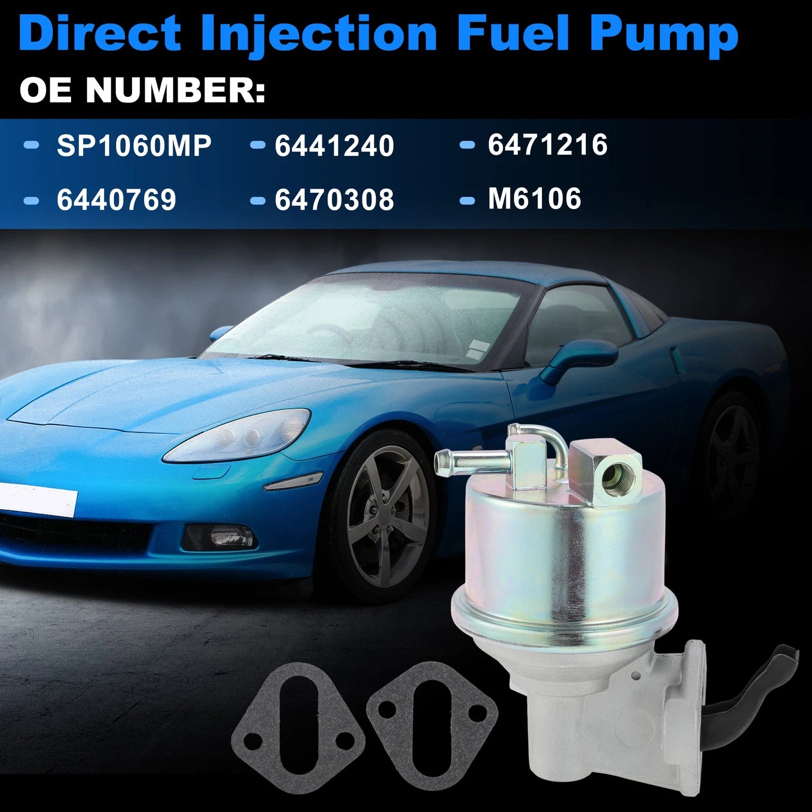 Mechanical Fuel Pump Replacement for Chevrolet Corvette 1970–1981