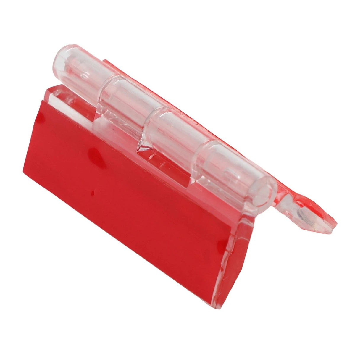 Set of 4 Clear Acrylic Hinges for Cabinets and Drawers