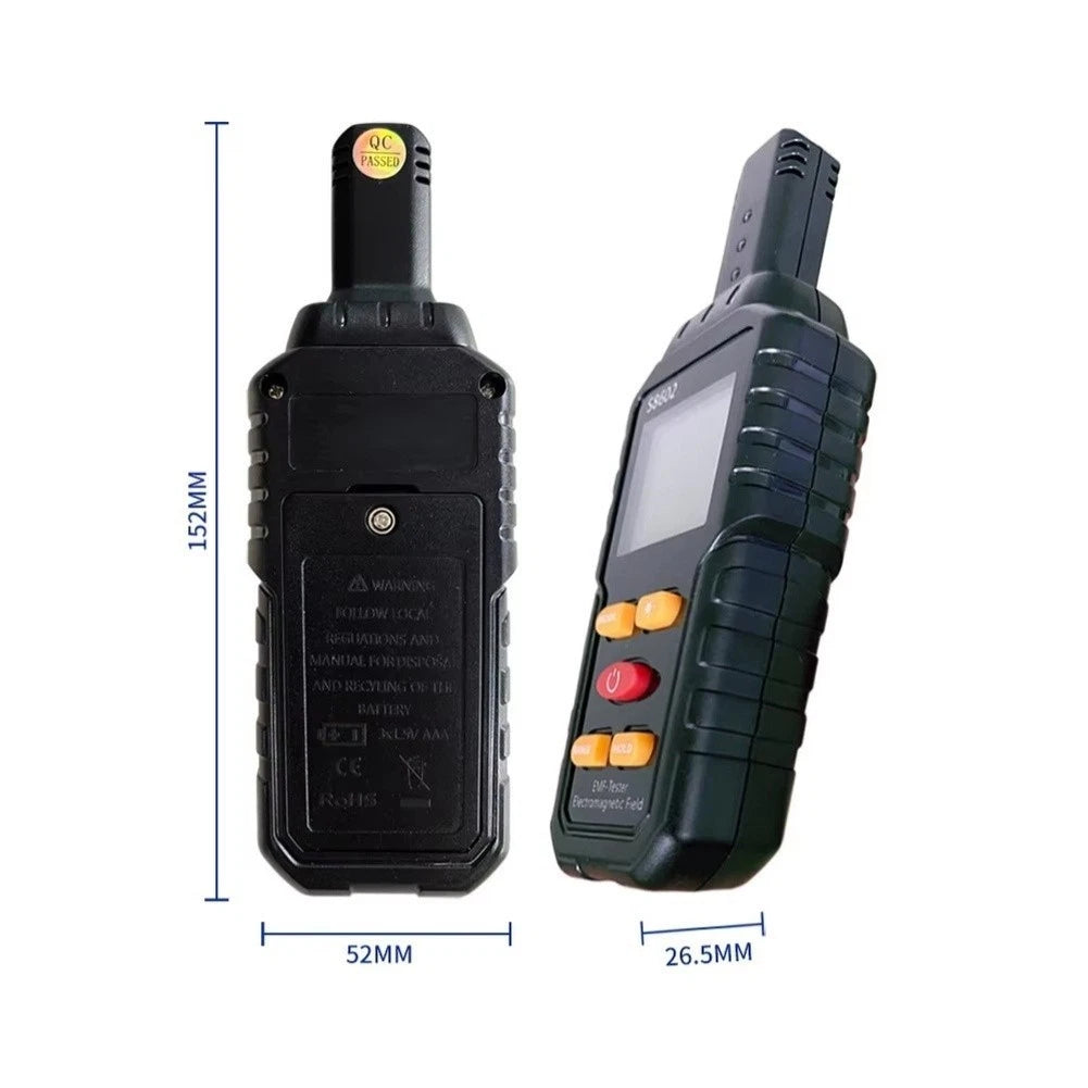EMF Meter S8602 for Field Surveys (Compact 15.2 x 5.2 x 2.65 cm)