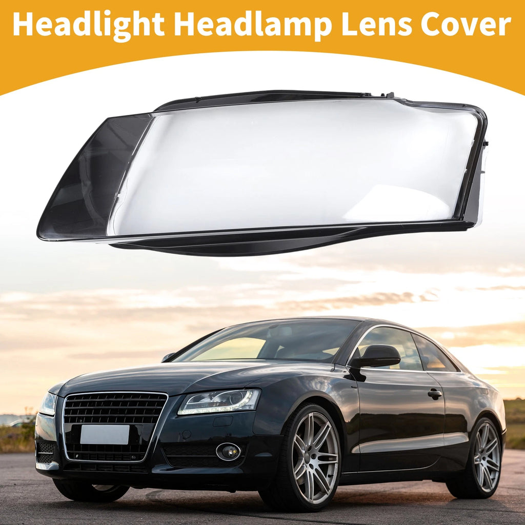 Front Left Headlight Lens Cover Replacement for Audi A5 (2008–2012)