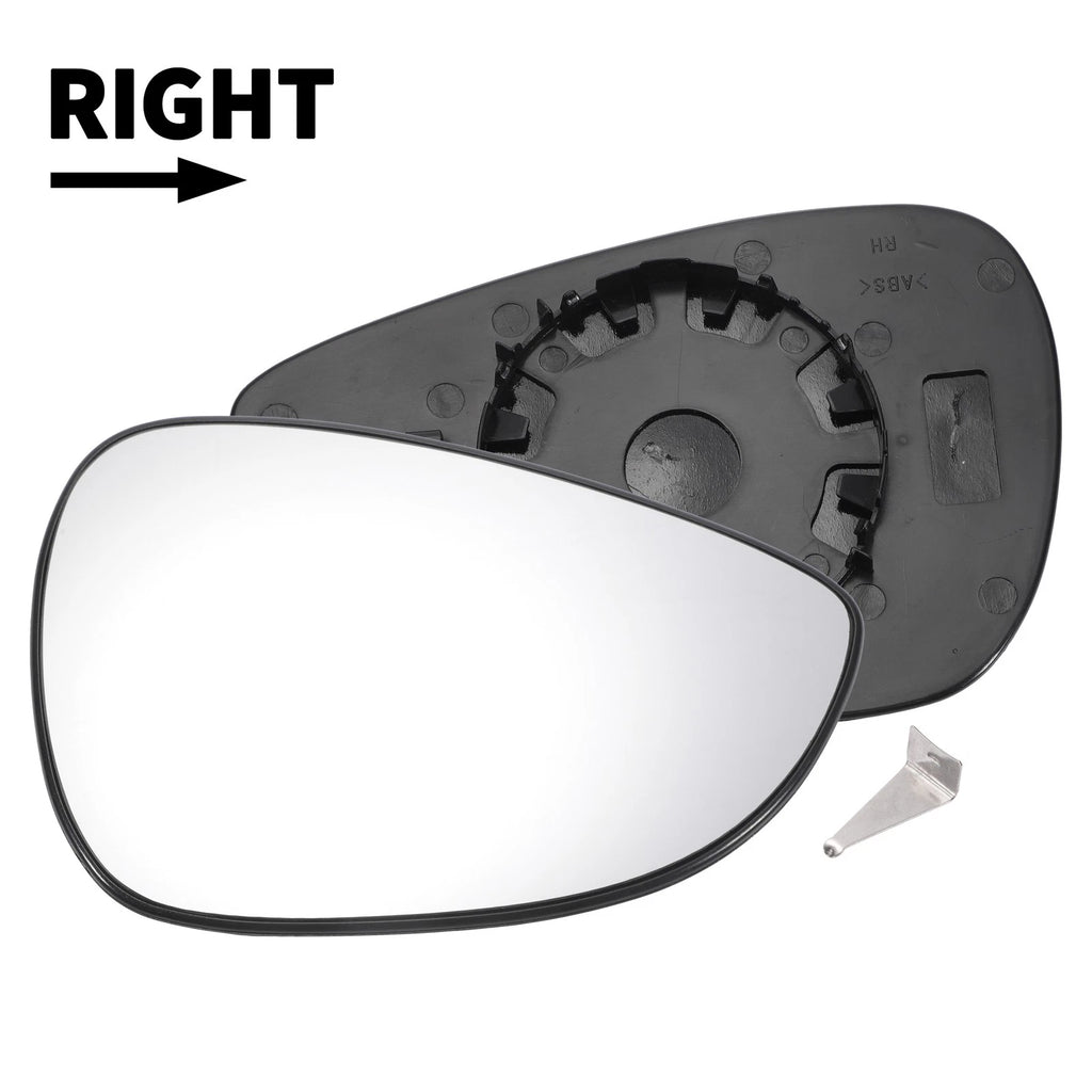 Right Side Mirror Glass Convex Non Heated for Ford B Max (2012–2018)