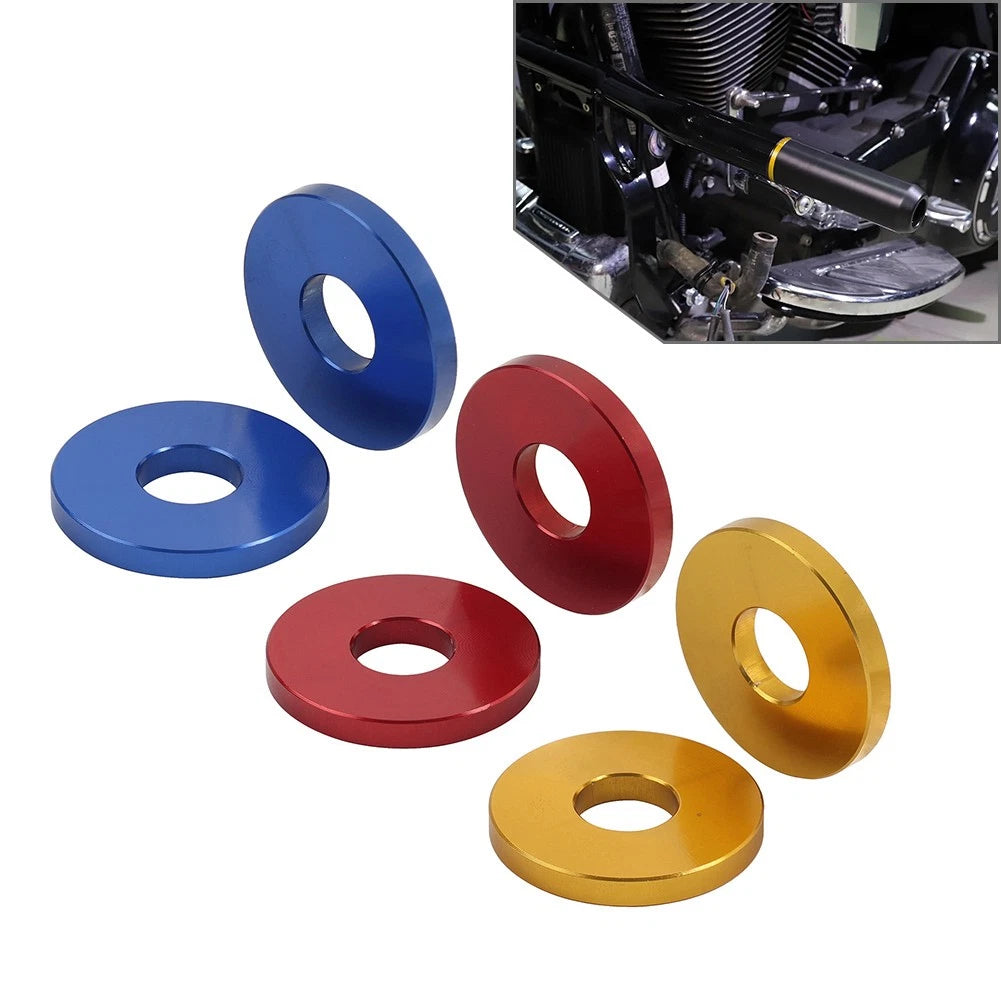 6X Engine Saddlebag Crash Bar Decorative Spacer Ring for Harley Softail (2018–2023)