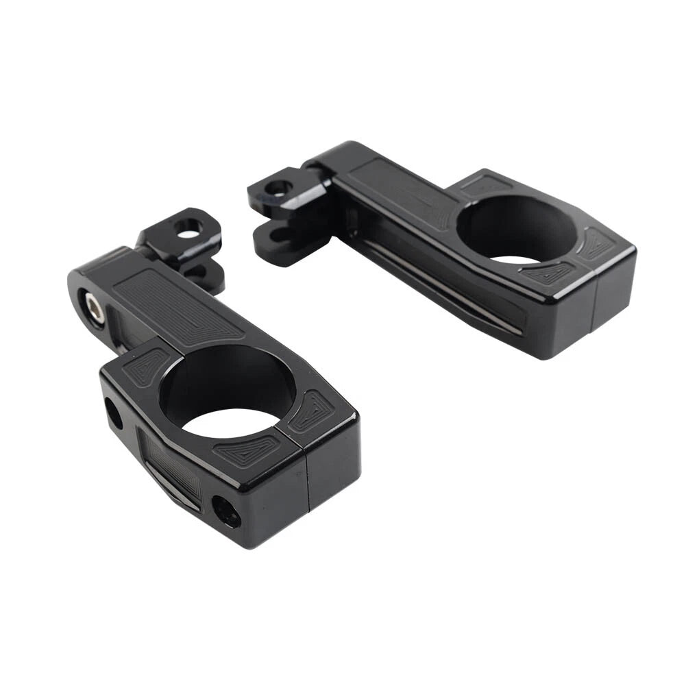 Crash Bar Mount Foot Peg Rest Clamp for Harley 38MM Engine Guard