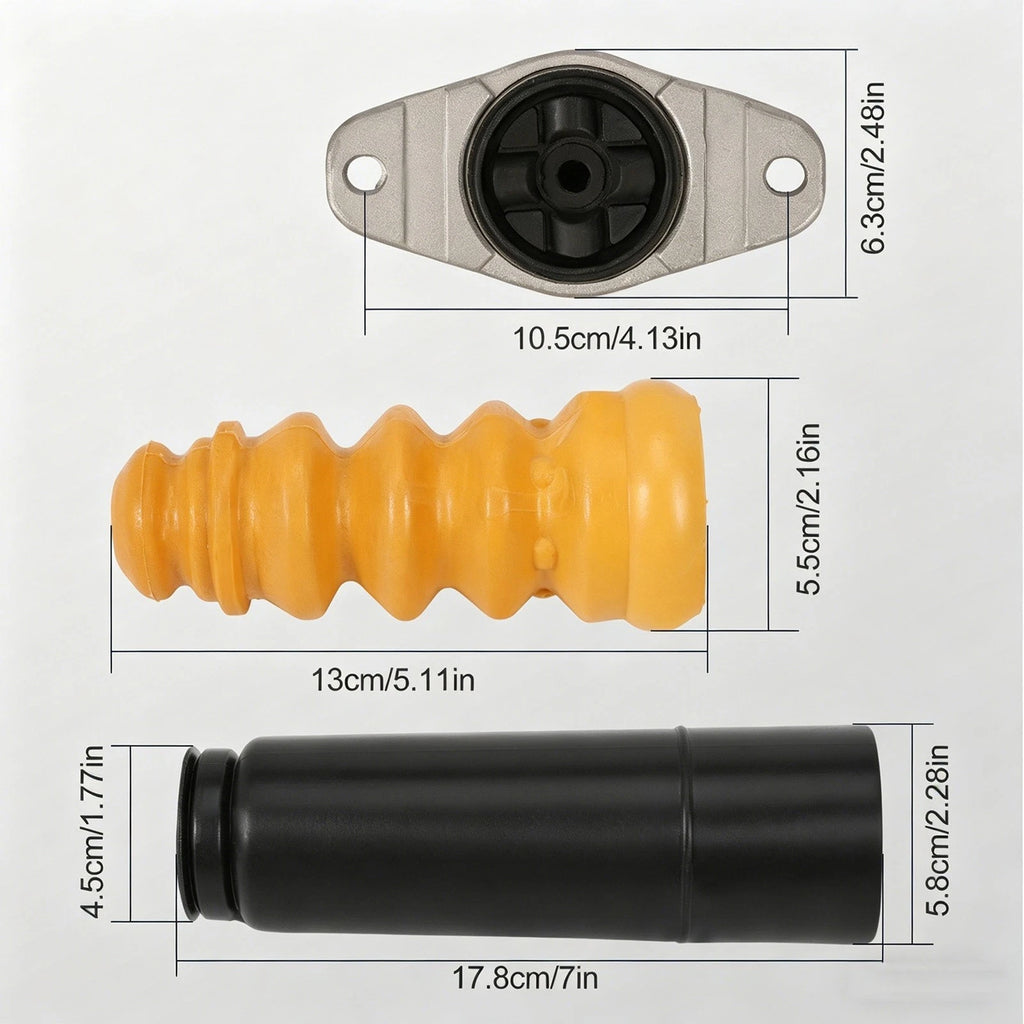 Rear Strut Mount Kit 31387362 Includes Upper Mounts Bump Stops for Mazda 3 C30