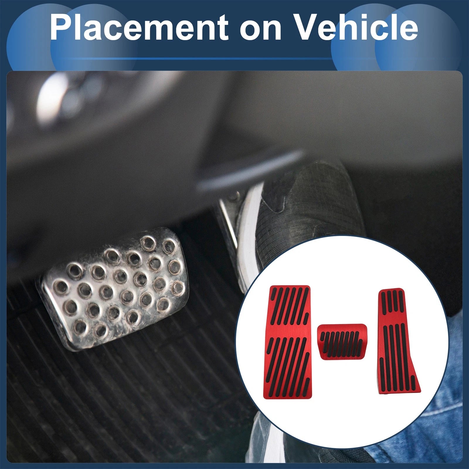 3 Pcs Automatic Accelerator Pedal Covers for Mazda CX-50 CX-60 (2023–2025)