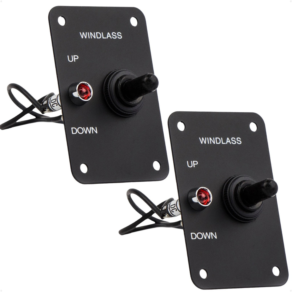 2-Pack Toggle Anchor Windlass Switch for Various Boats (12V) - FO3740
