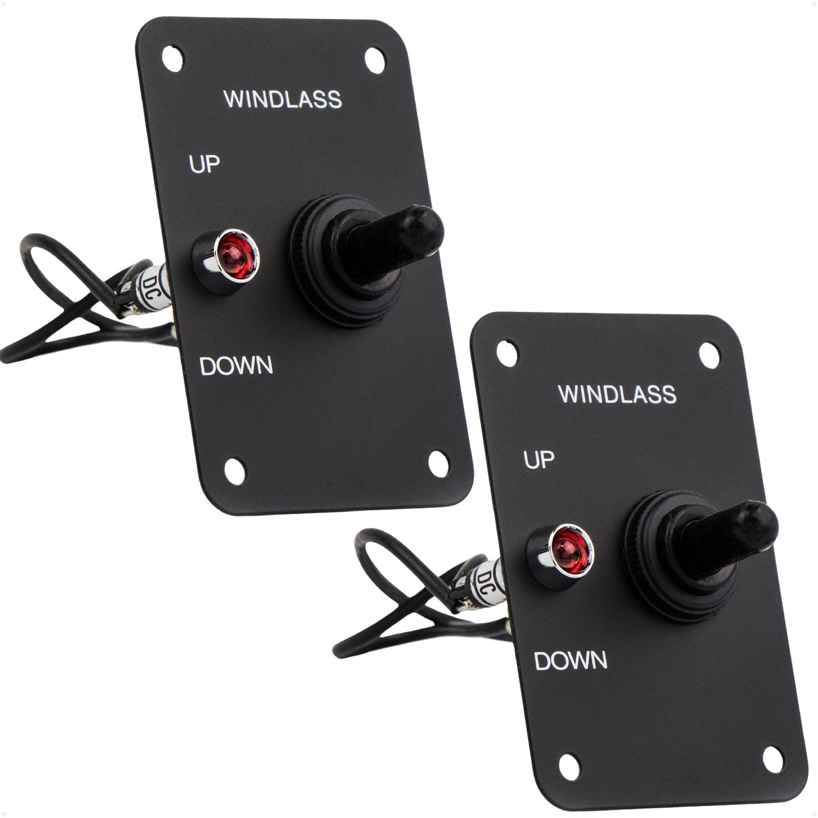 2-Pack Toggle Anchor Windlass Switch for Various Boats (12V) - FO3740