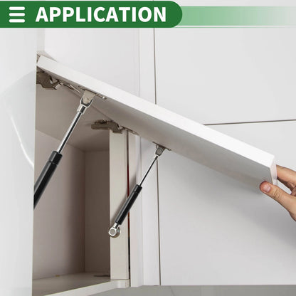 2Pcs Lift Supports Gas Struts for Universal Applications (180mm, 100N)