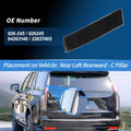 Rear Left C Pillar Window Cover Trim Replacement for Chevrolet Tahoe (2015–2018)