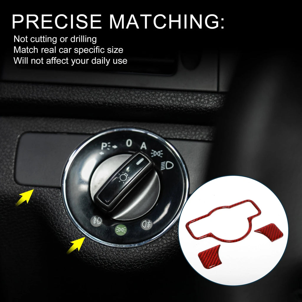 Headlight Switch Cover Replacement for Mercedes-Benz A B C E G CLA Type-B (2014–2019)