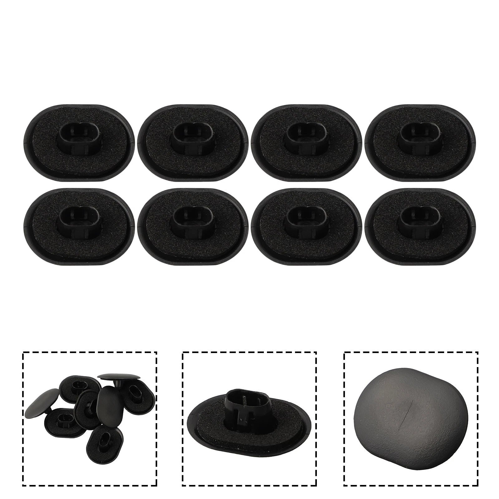 8Pcs Roof Rack Cap for Ford Transit Connect (2014–Present)
