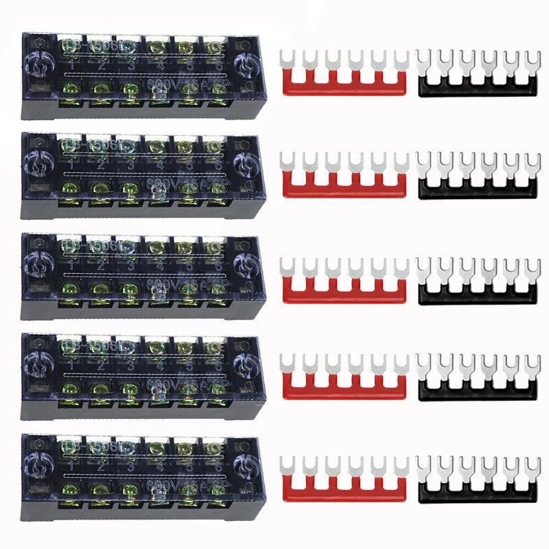 6-Point Power Distribution Bus Bar Terminal Block for Auto Marine