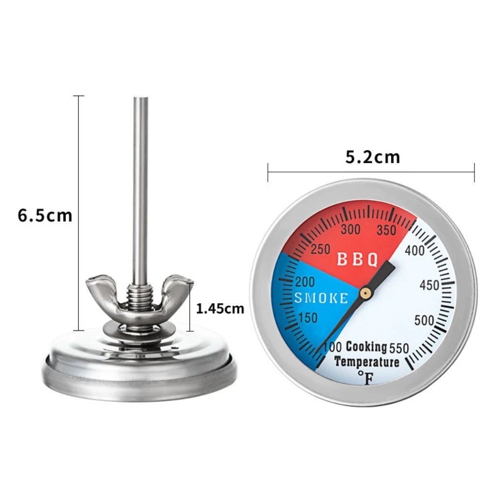 Stainless Steel BBQ Thermometer for Accurate Temperature Readings