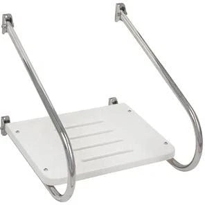 Transom Swim Platform 18" x 14" for West Marine (275Lb, 3 Step Ladder)