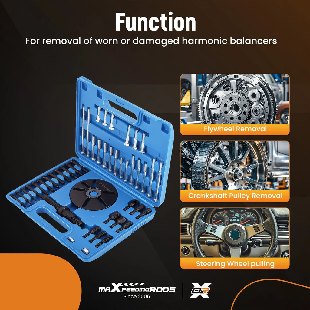 Harmonic Balancer Puller Tool Set for