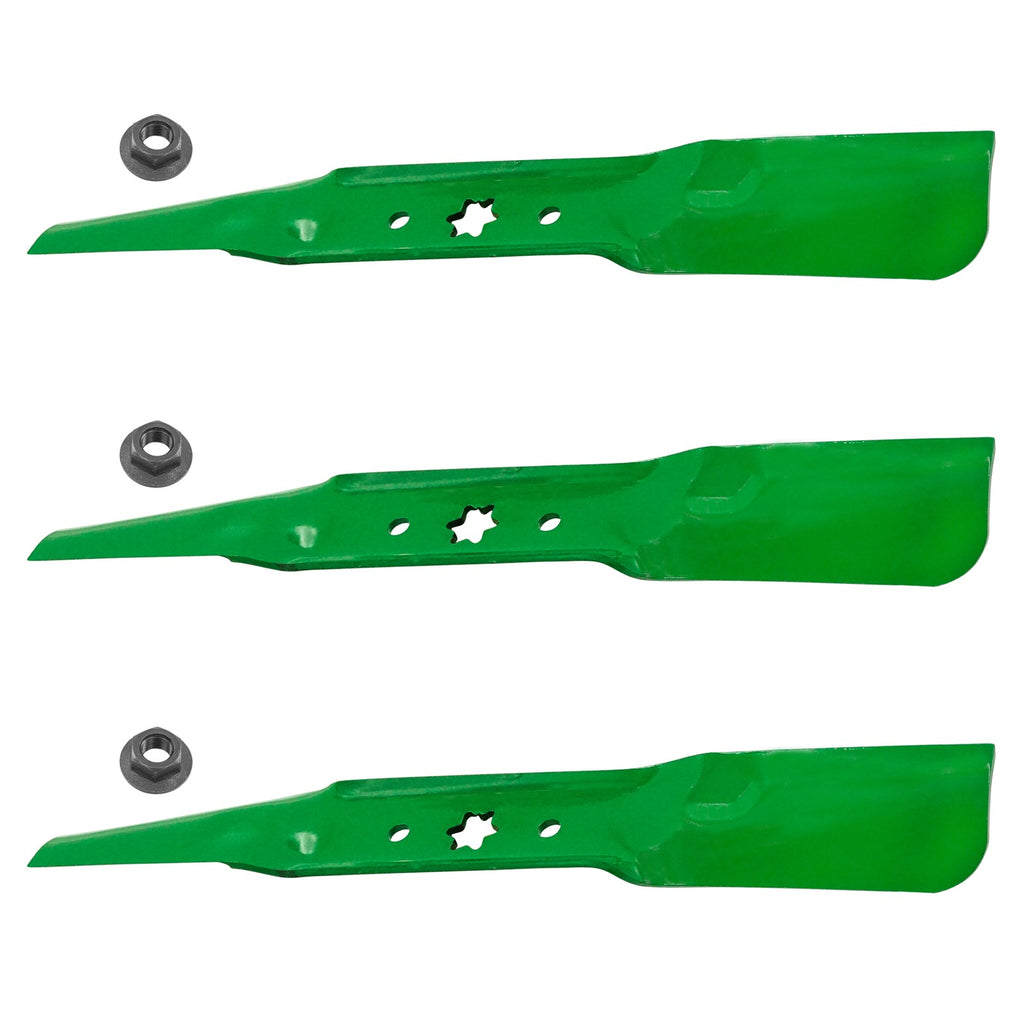 Deck Blades 54 Inch Replacement with Nuts for Craftsman Z6600 Z6900 (2010–2018)
