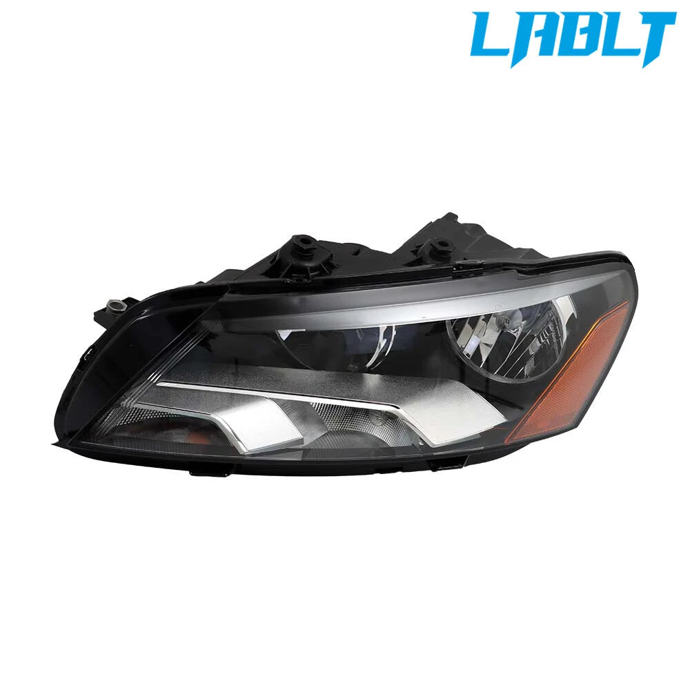 Left Side Headlight Halogen Assembly for Volkswagen Passat (2012–2015)