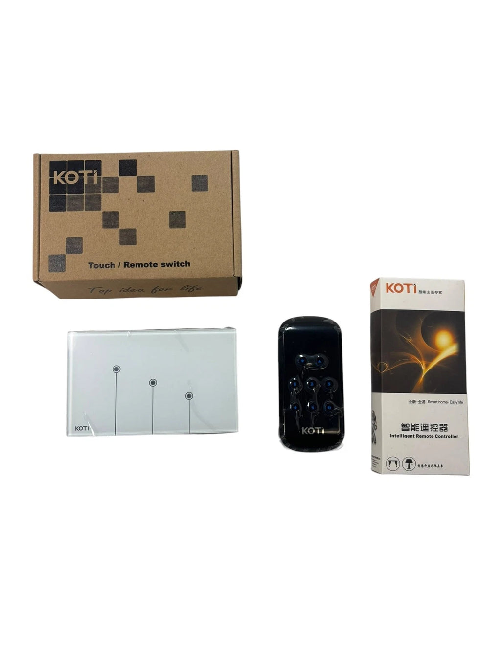 3 Gang Light Switch for Koti (240V 50-60Hz) with Remote Controller