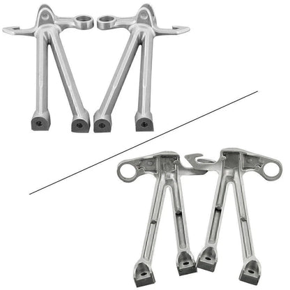 Rear Passenger Footrest Pedals with Brackets for Suzuki GSXR1000 (2007–2008)